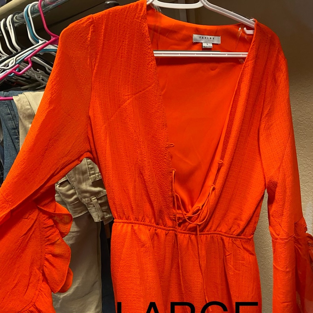 NanaMacs Comment Sold Red Romper